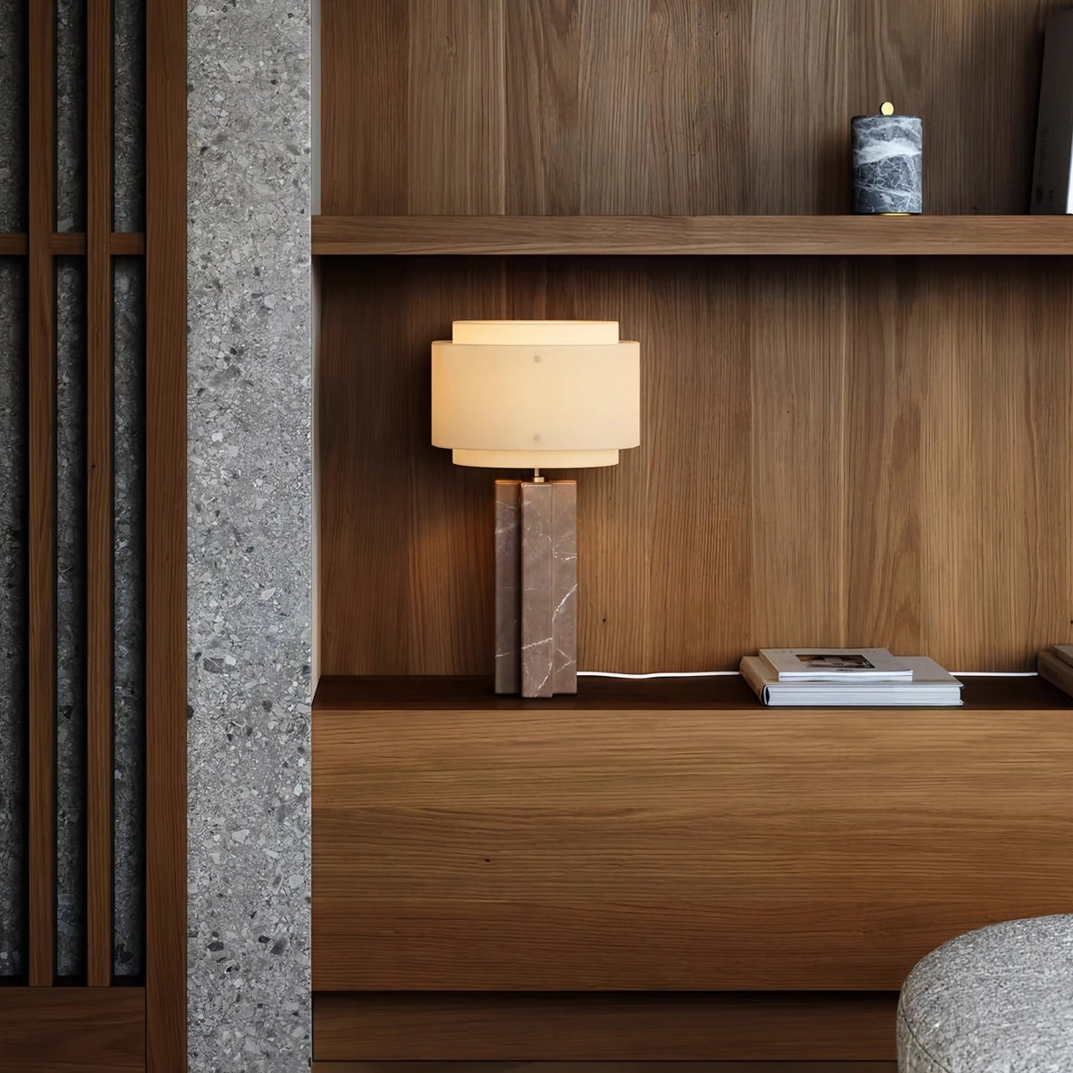 Danish Marble Table Lamp