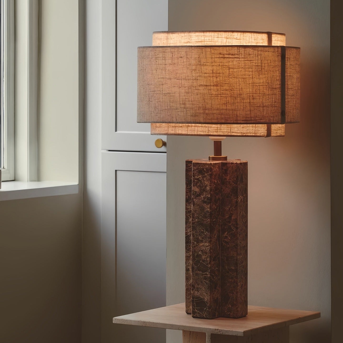 Danish Marble Table Lamp