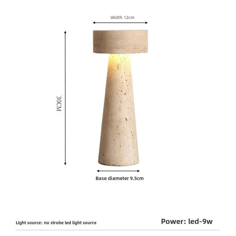 Catriona Travertine Table Lamp