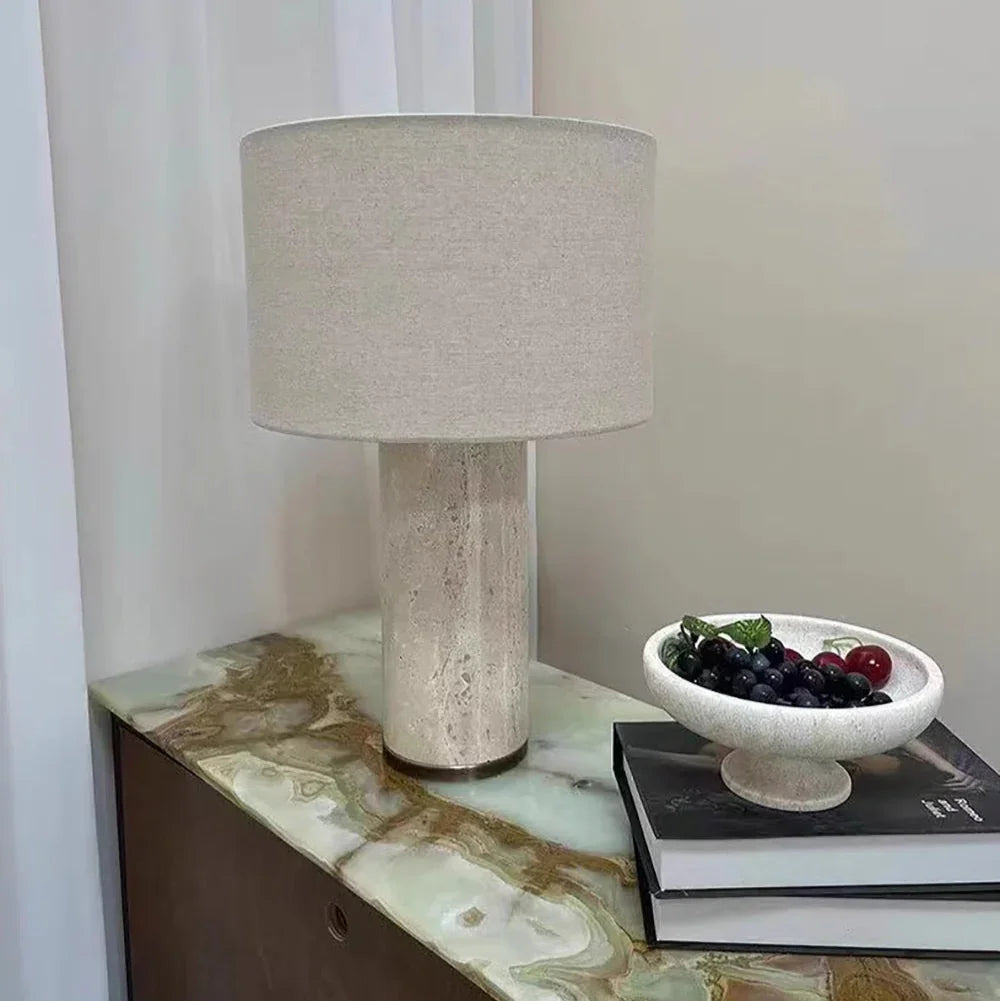 Jeane Cave Stone Table Lamp