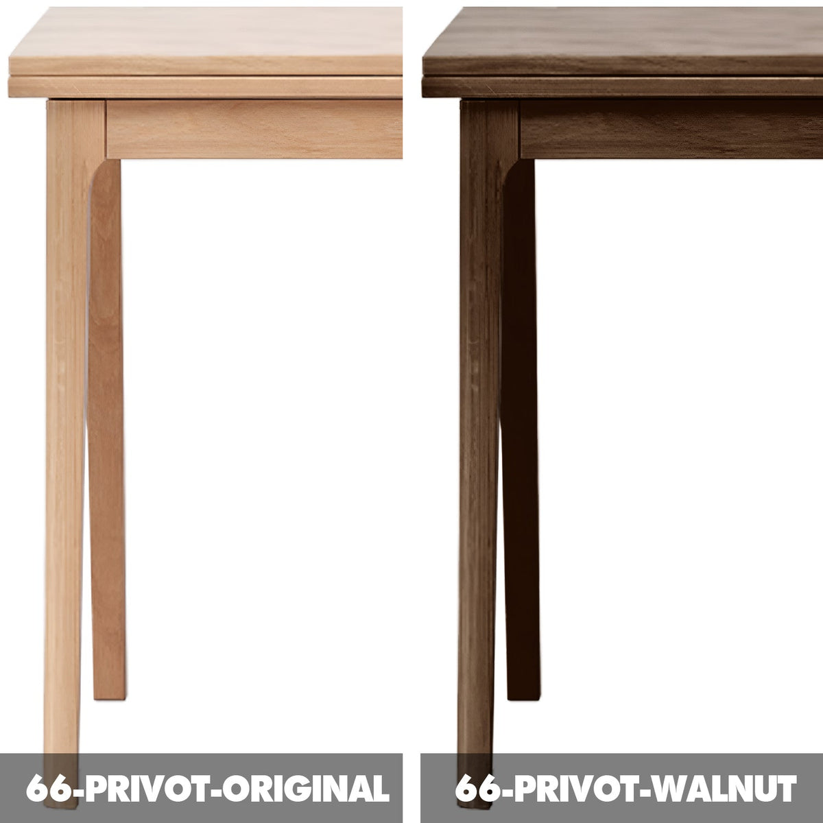 Scandinavian Oak Wood Extendable Dining Table PRIVOT
