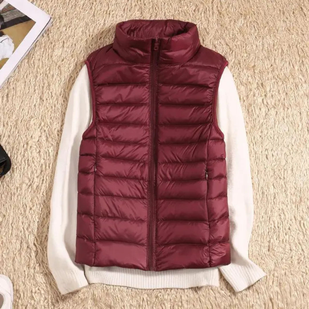 Scarlet | Women’s Lightweight Sleeveless Vest | Down