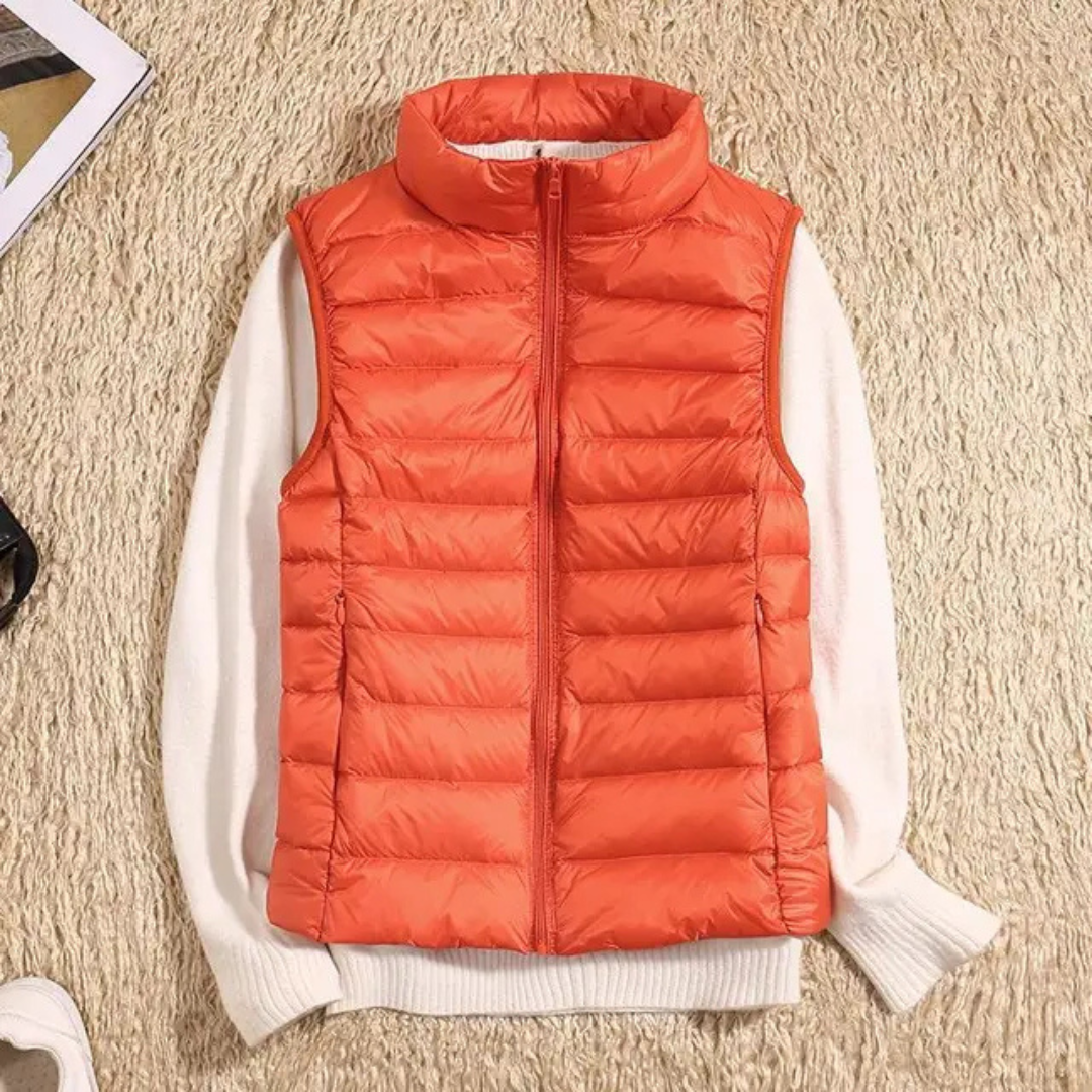 Scarlet | Women’s Lightweight Sleeveless Vest | Down