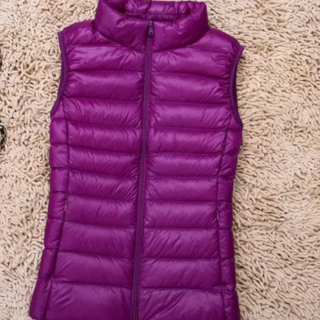 Scarlet | Women’s Lightweight Sleeveless Vest | Down