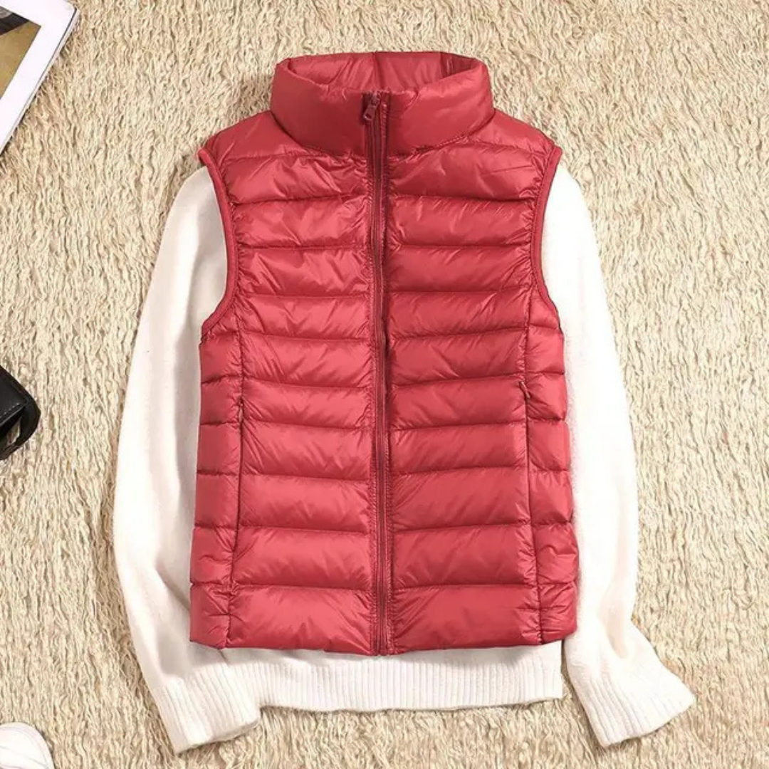 Scarlet | Women’s Lightweight Sleeveless Vest | Down