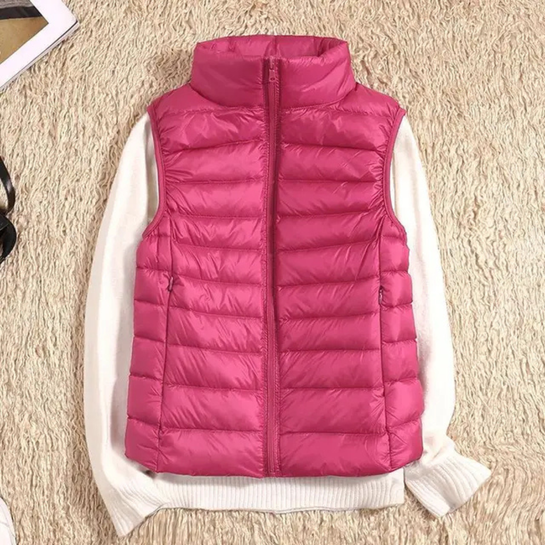 Scarlet | Women’s Lightweight Sleeveless Vest | Down