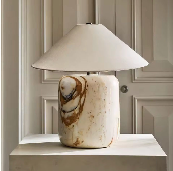 Johanne Travertine Table Lamp