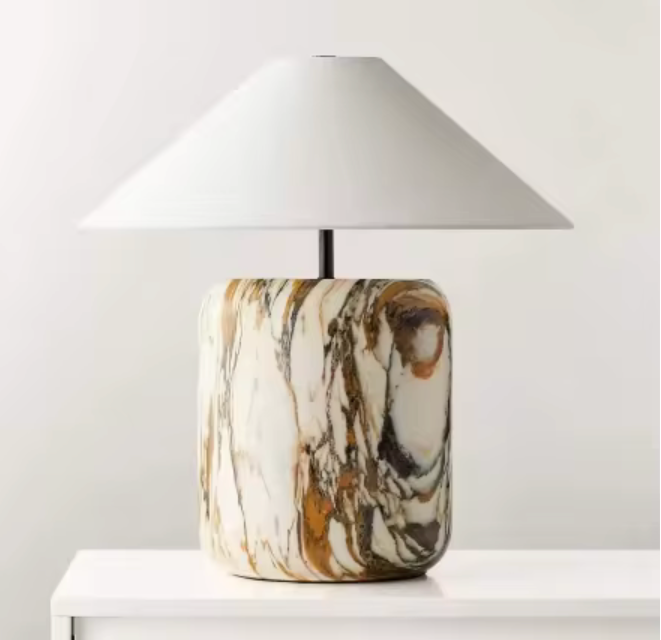 Johanne Travertine Table Lamp