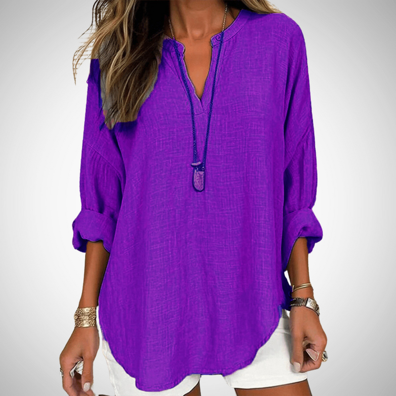 Daisy Loose Cotton Beach Shirt