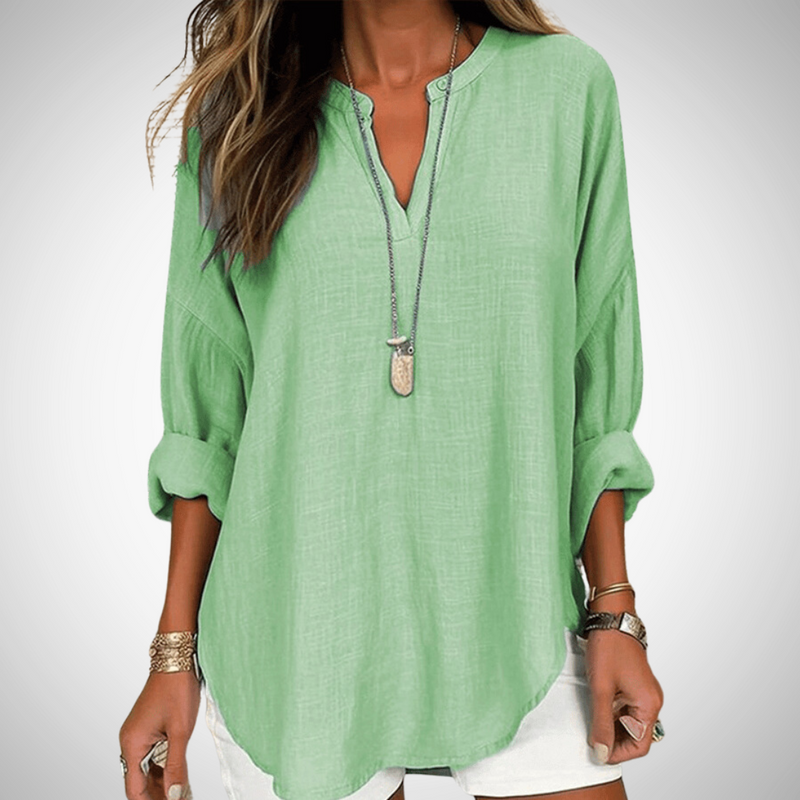 Daisy Loose Cotton Beach Shirt