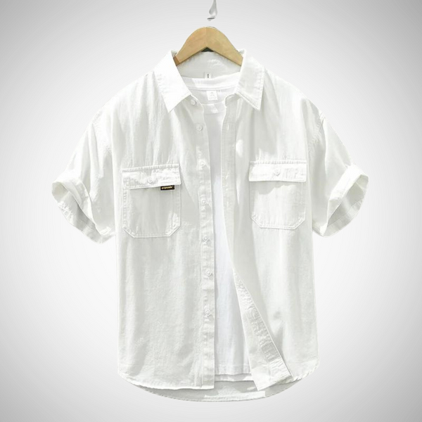 Wyatt Cotton Button-Up Shirt