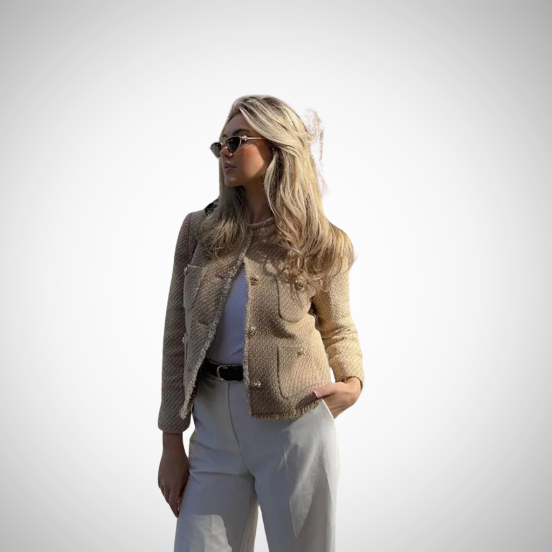 Veste en tweed classique Amelia pour femme