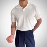 Alex Relaxed Polo Shirt - Men's Retro Cotton Casual Polo
