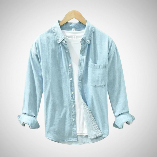 Janno Cotton Button-Up Shirt for Men