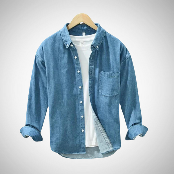 Janno Cotton Button-Up Shirt for Men