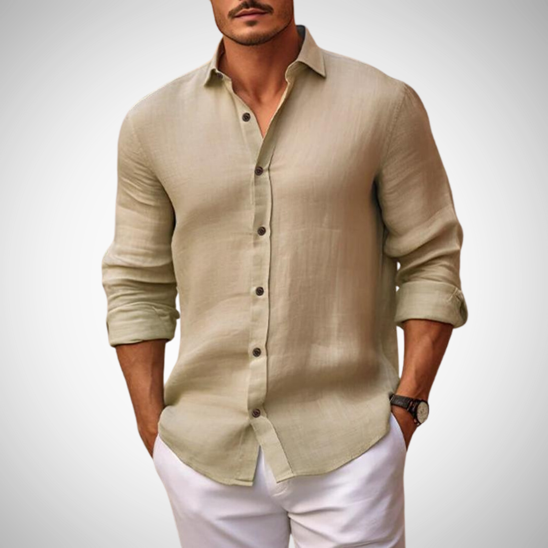 Genesis Cotton Linen Shirt for Men