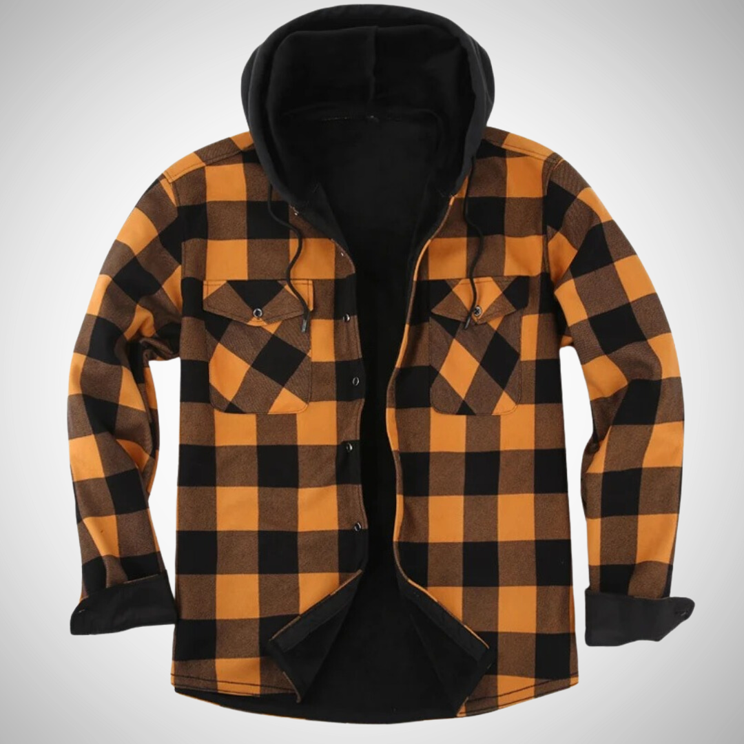 Veste quotidienne en flanelle Matteo pour homme