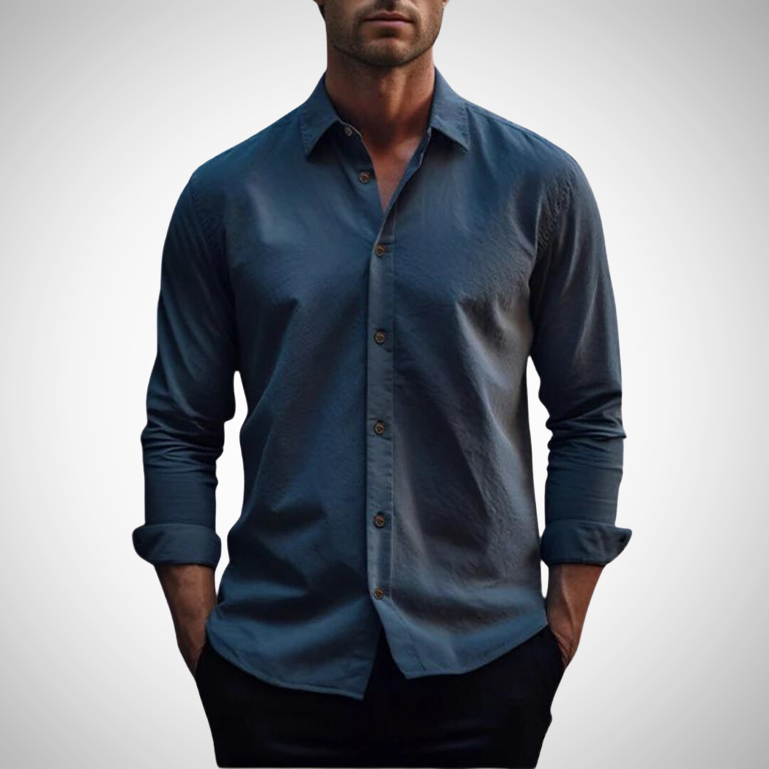 Genesis Cotton Linen Shirt for Men