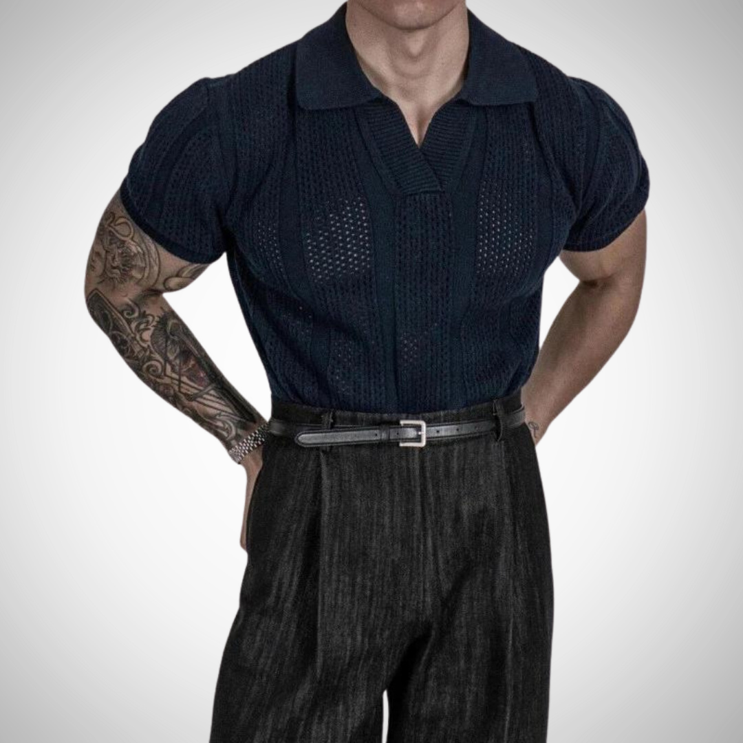 Polo tricoté Herman pour homme