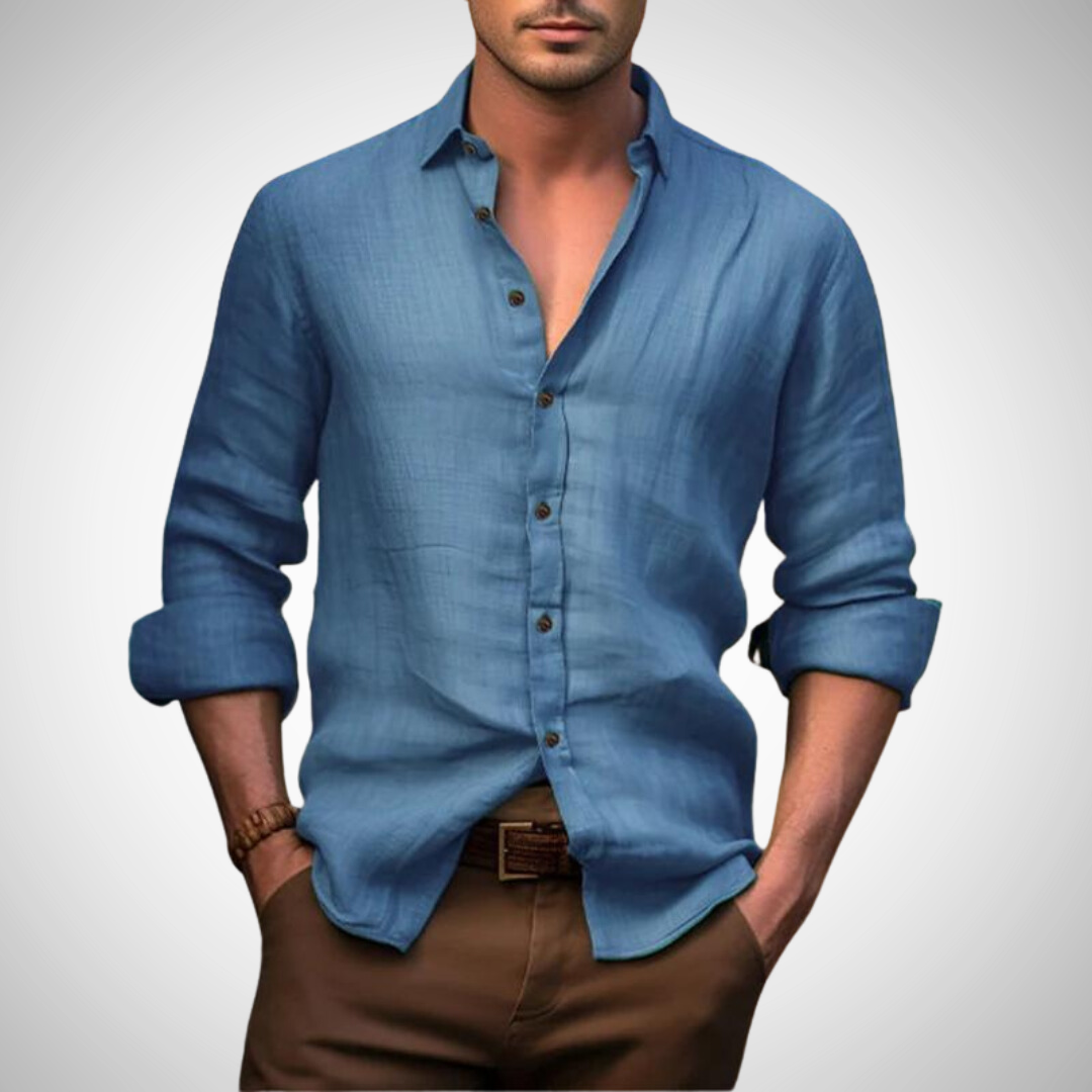 Genesis Cotton Linen Shirt for Men