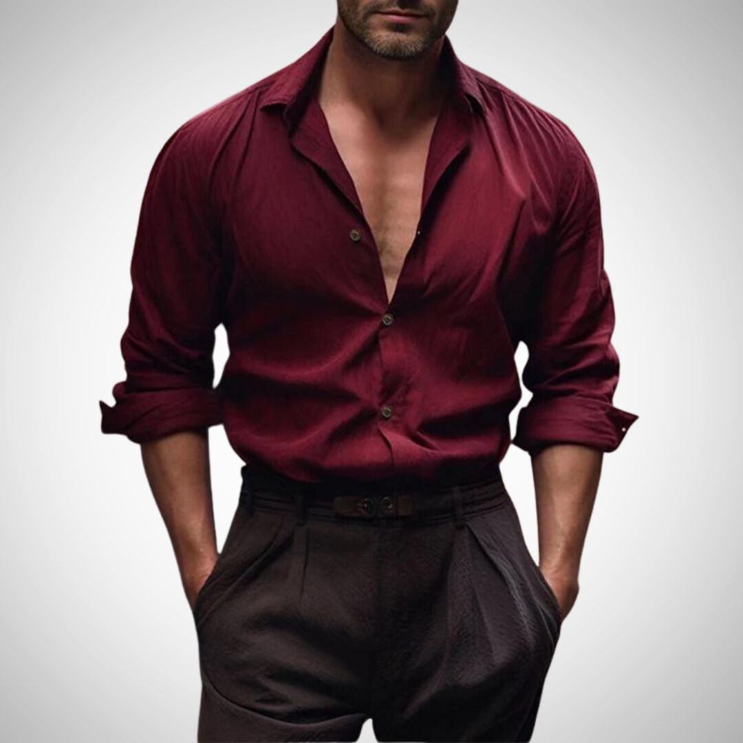 Genesis Cotton Linen Shirt for Men