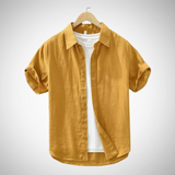 Wendell Linen Short Sleeve Shirt for Men