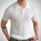 Lando Jacquard Polo Shirt for Men