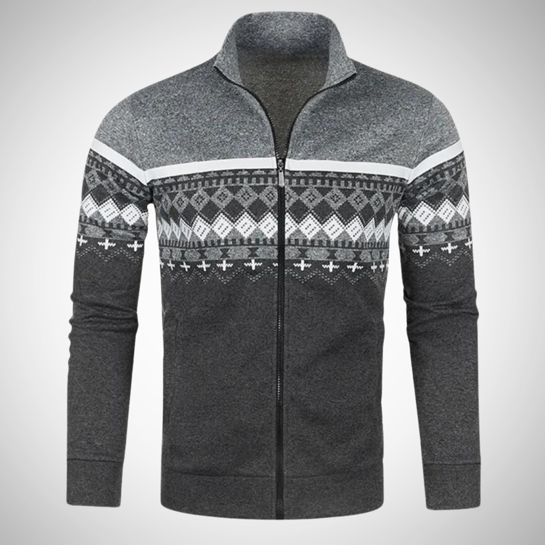 Pull Nash à motif nordique pour homme