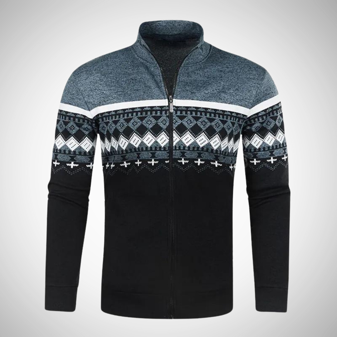Pull Nash à motif nordique pour homme