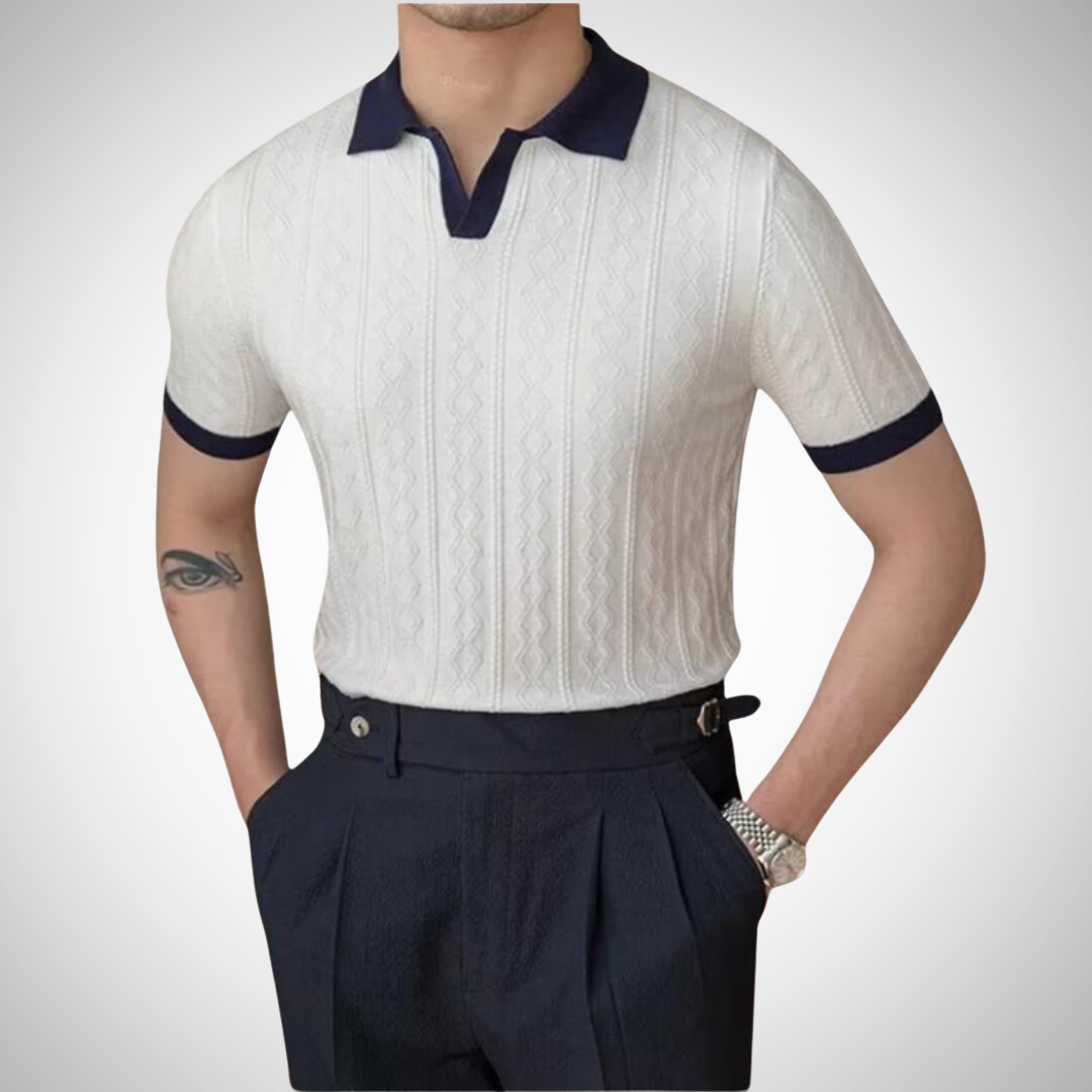 Polo à col Eugen pour homme