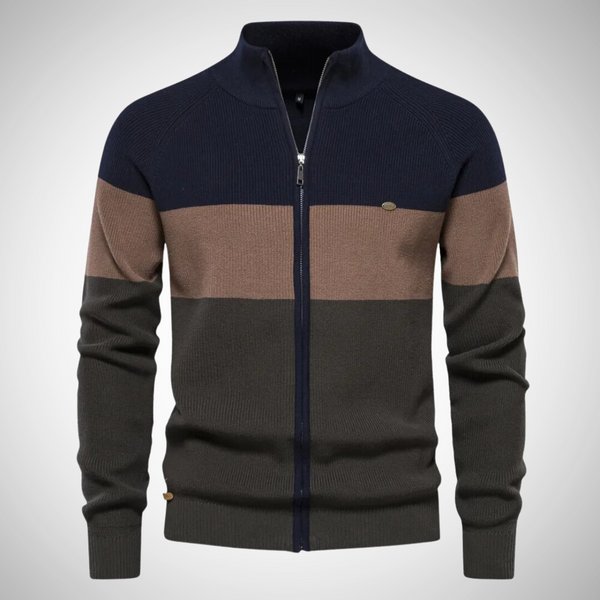 Cesar Autumn Zipped Cardigan