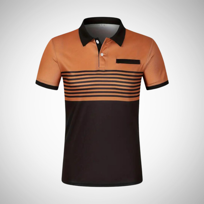 Mike Men's Color-Block Polo Shirt