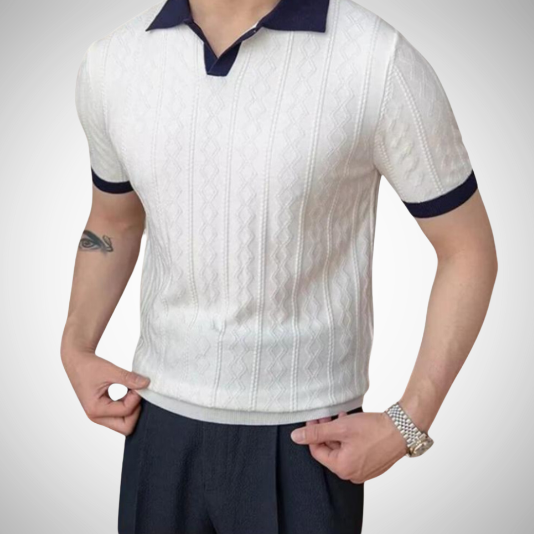Polo à col Eugen pour homme
