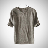 August Linen Cotton Tee