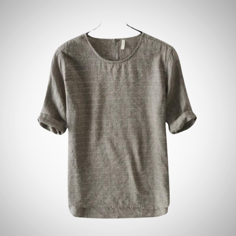 August Linen Cotton Tee