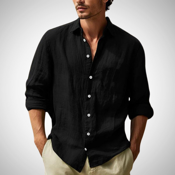 Abran Cotton Button-Down Shirt
