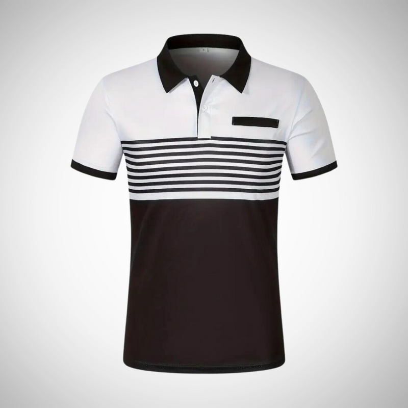 Mike Men's Color-Block Polo Shirt