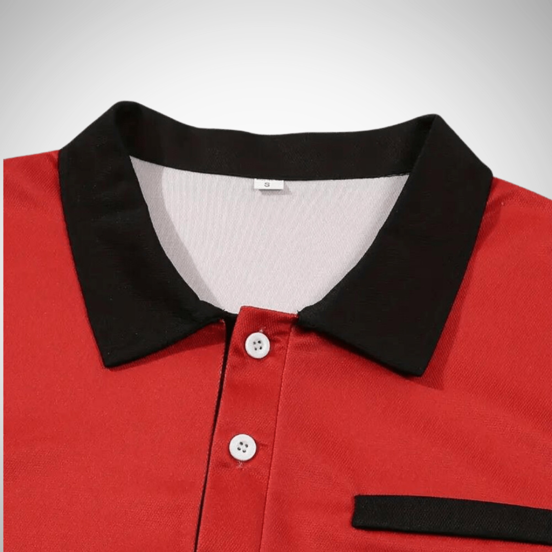 Mike Color-Block Polo Shirt for Men