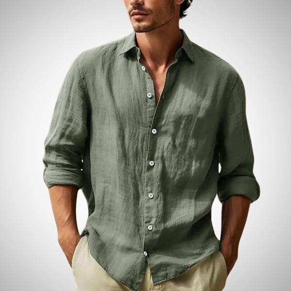 Abran Cotton Button-Down Shirt