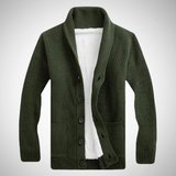 Darius Fleece Shawl Cardigan