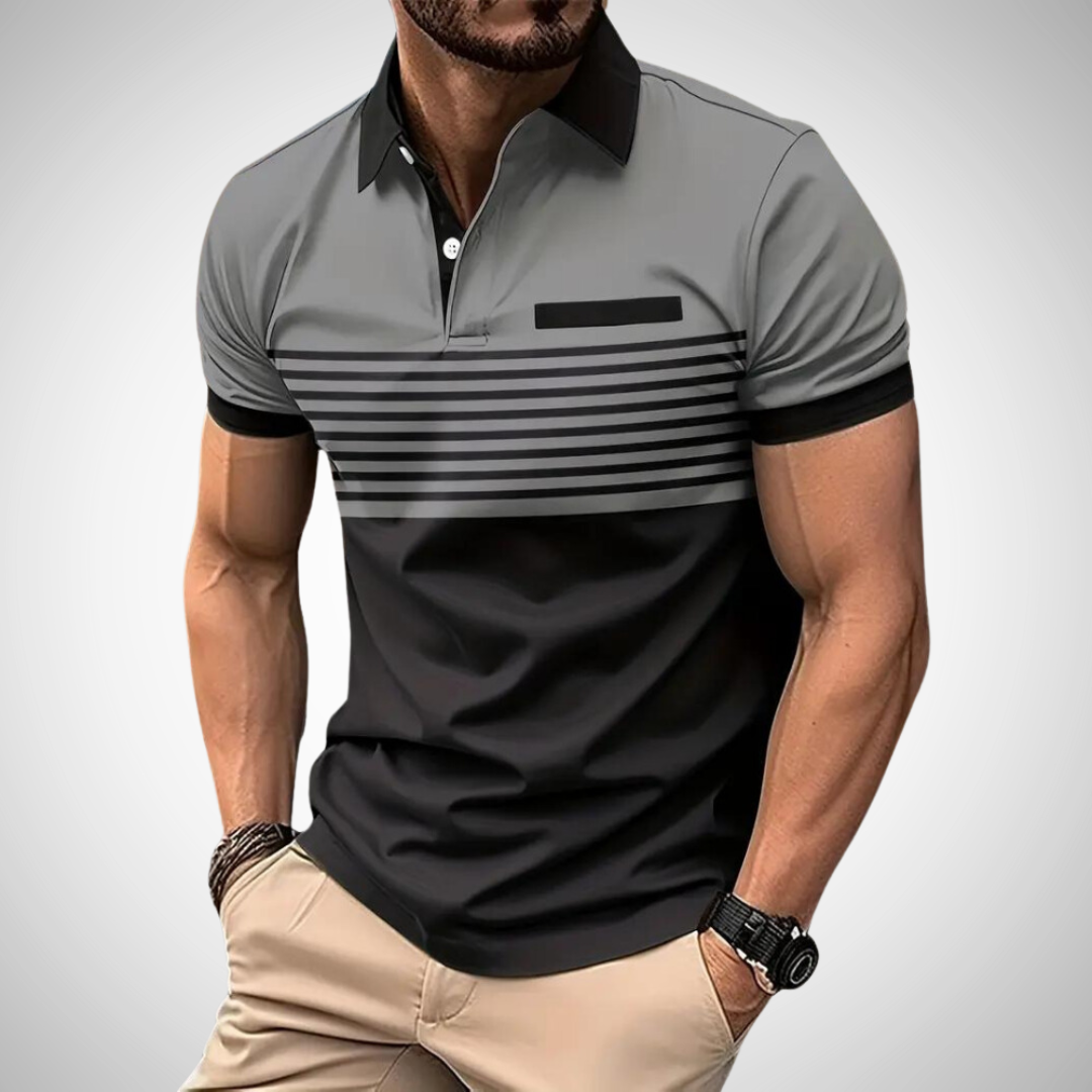 Mike Color-Block Polo Shirt for Men