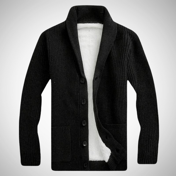 Darius Fleece Shawl Cardigan