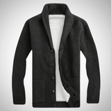 Darius Fleece Shawl Cardigan
