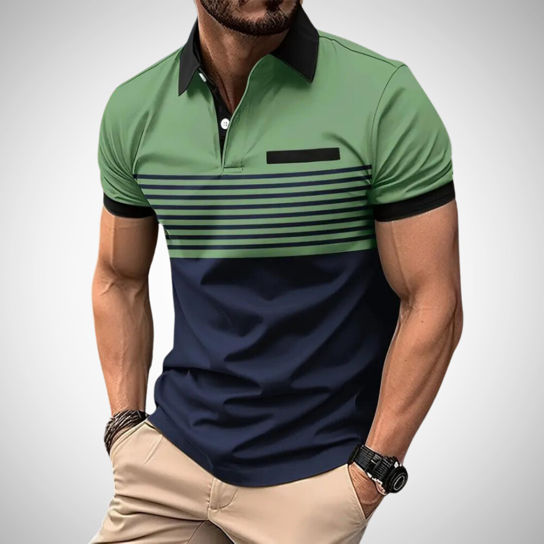Mike Color-Block Polo Shirt for Men