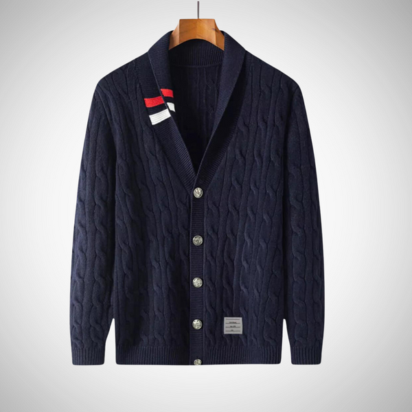 Derek Cable Knit Cardigan