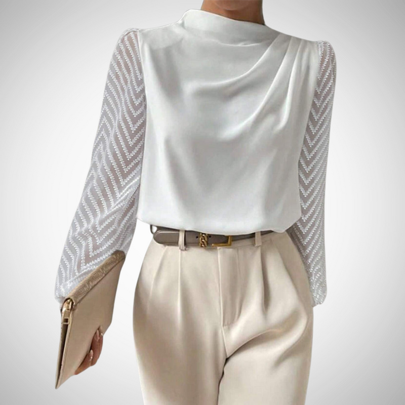 Elizabeth Elegant Long Sleeve Top