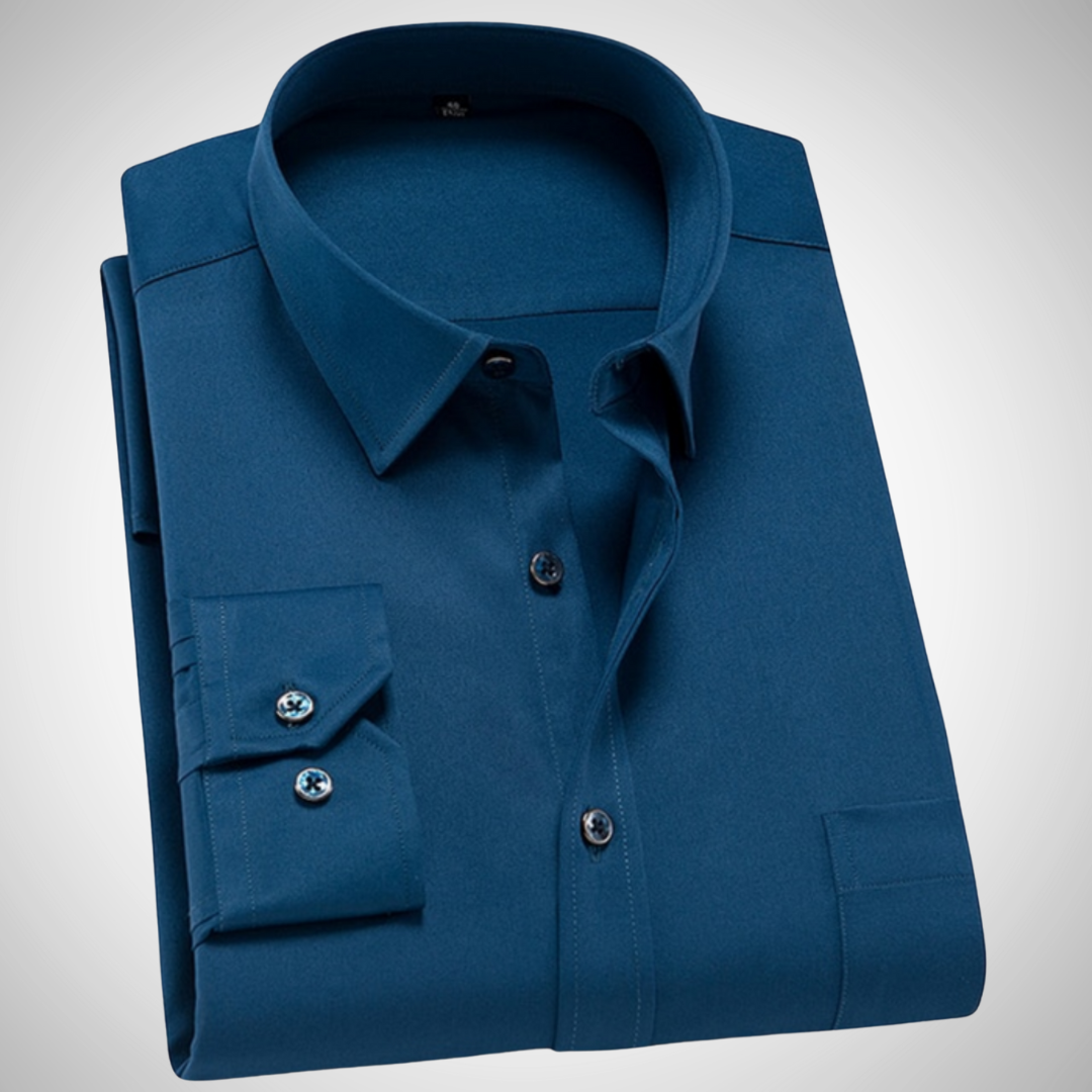 Elias - Chemise à manches longues - Décontractée - Tendance - Idéale pour le printemps-été pour homme