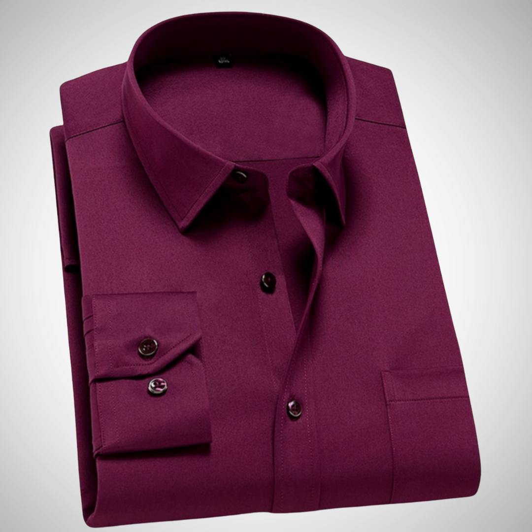 Elias - Chemise à manches longues - Décontractée - Tendance - Idéale pour le printemps-été pour homme