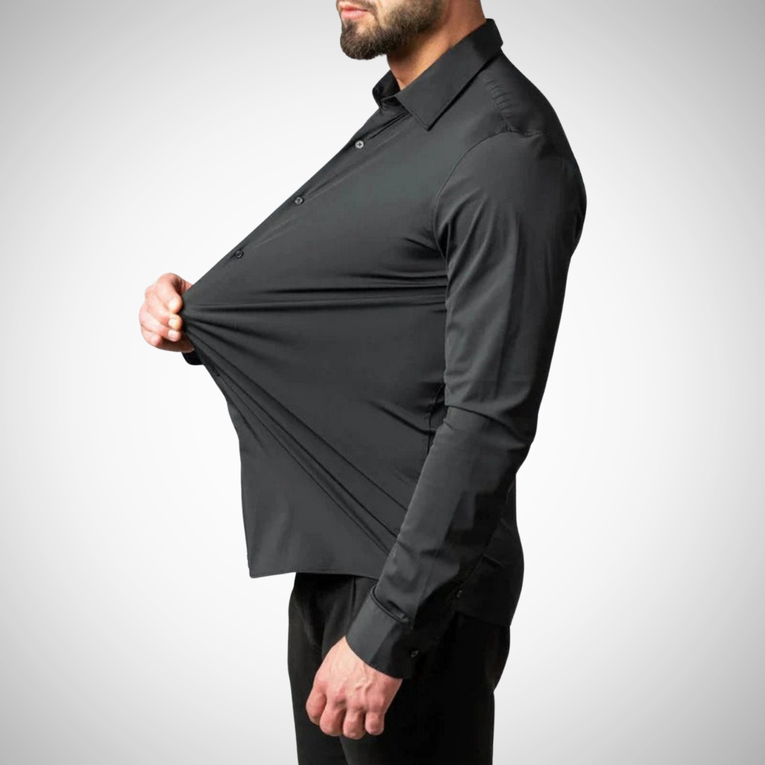 Elias - Chemise à manches longues - Décontractée - Tendance - Idéale pour le printemps-été pour homme