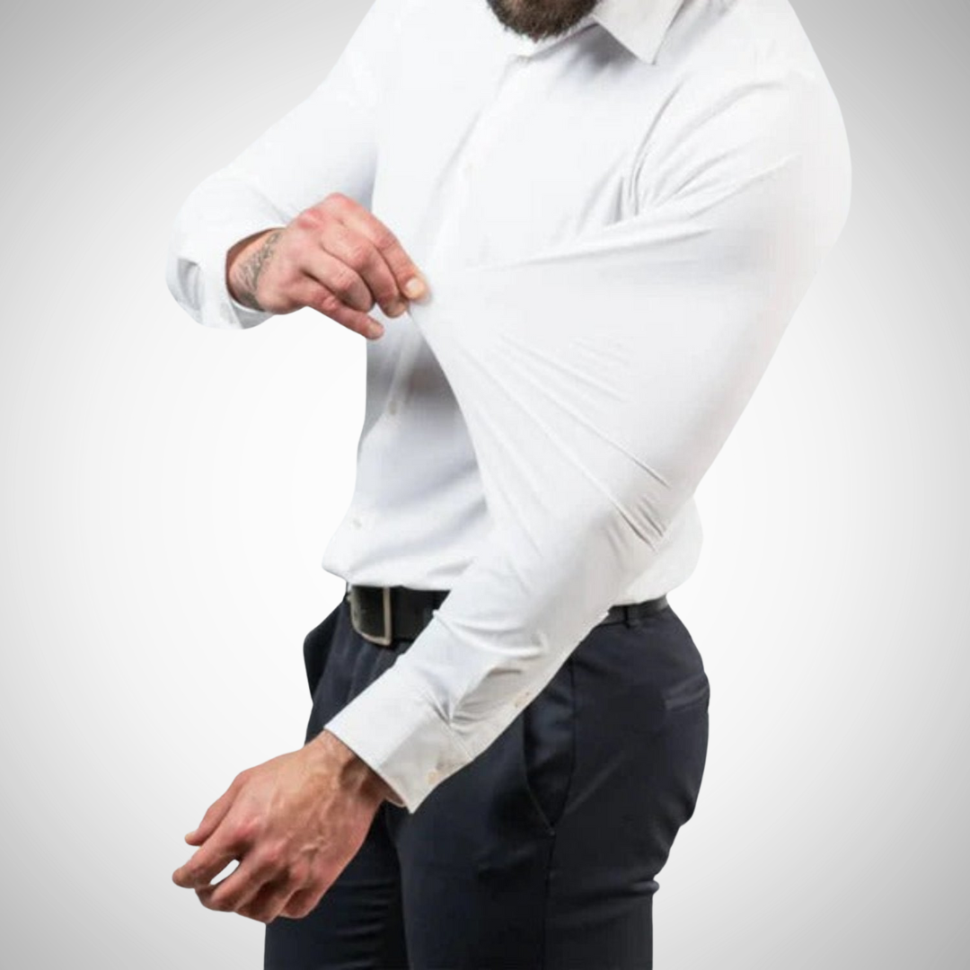 Elias - Chemise à manches longues - Décontractée - Tendance - Idéale pour le printemps-été pour homme